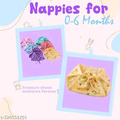 New Born Baby Naapy (Pack of 8)